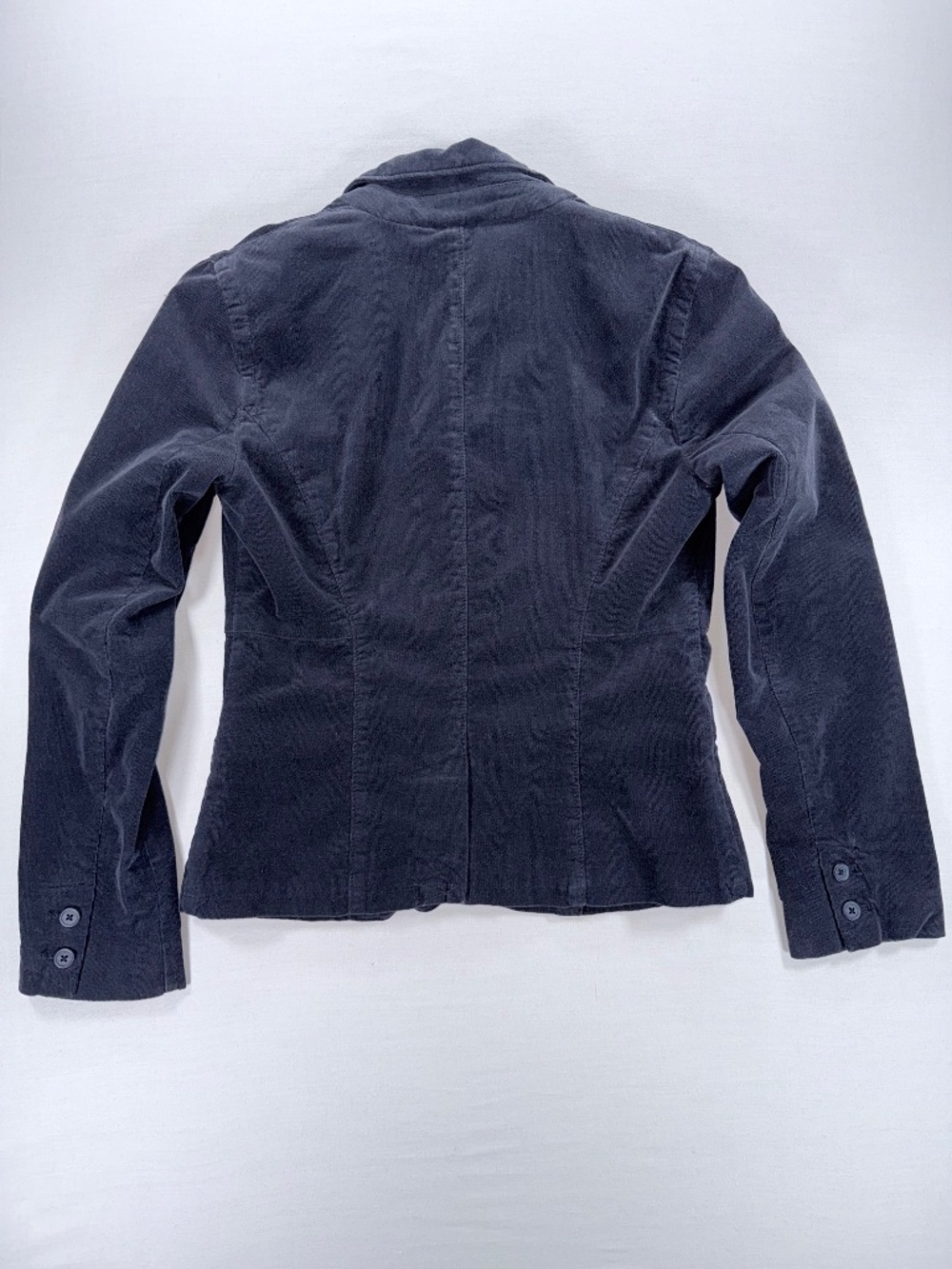 Calvin Klein Jeans Gray Corduroy Blazer Jacket Fitted Single Button Sz S - Picture 5 of 5